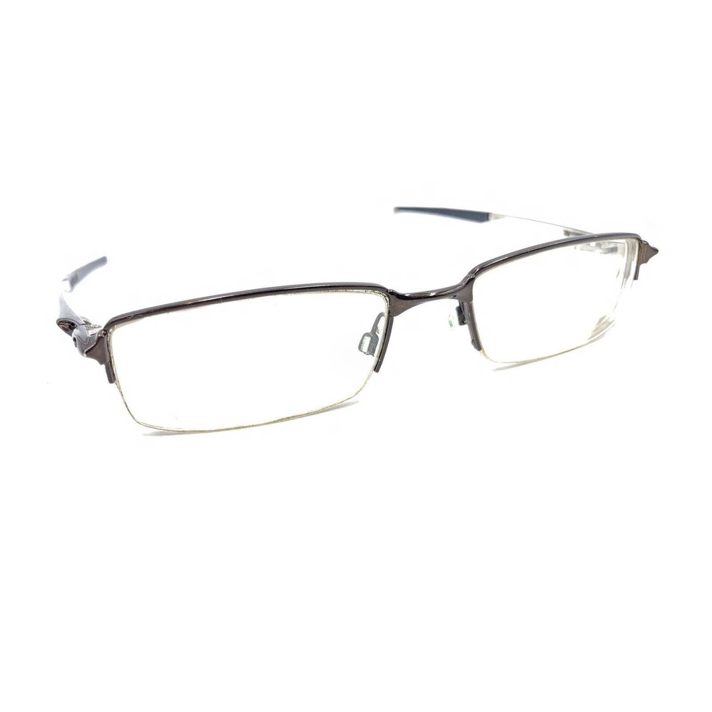 Oakley Halfshock Ox3119-0255 Polished Brown Half Rim Eyeglasses Frames 55-19 142